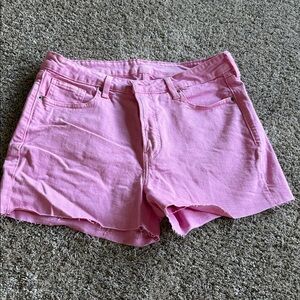 Old Navy Women’s Light Pink Denim Shorts Size 14